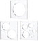 PH PandaHall 9 in 1 Acrylic Router Jig Templates, Decorative Templates, Drawing Scale Rulers for School, Office, Home Supplies, Woodworking, 101.5mm/4 inch