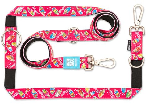 Max & Molly Multifunktions Hundeleine 2m mit 2 Karabinern, Magical/S Umhängeleine Gepolstert, Sicher & Flexibel - Komfort für deinen treuen Begleiter