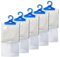 MAVORI Set 5 deumidificatori XL da appendere I deumidificatori a sacchetti I deumidificatore da armadio e assorbiumidità per ambienti contro umidità, muffe e odori I fino a 500ml per sacchetto