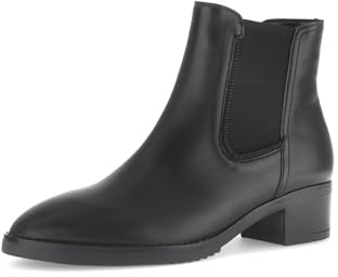 Gabor Damen Chelsea Boots, Frauen Stiefeletten,Best Fitting,Warmfutter,halbstiefel,Kurzstiefel,uebergangsschuhe,schwarz (schwarz),40.5 EU / 7 UK