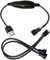 Gebildet Nuevo Cable Adaptador de Corriente con Funda para Ventilador de PC de 12 V, Elevador de Voltaje USB a 3 y 4 Pines, Cable Divisor de 1 a 2 con Interruptor y Regulador de Velocidad