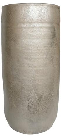 Blumenvase Keramik Champagner Gold Höhe ca 50cm groß Bodenvase Vase