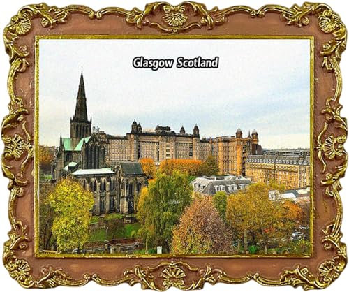 Glasgow Kühlschrankmagnet, Schottland, UK-Touristen-Souvenirs, Kühlschrankdekoration, Magnet