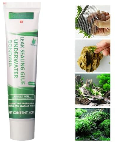 Fish Tank Sealant,Underwater Aquarium Sealant,Fish Tank Repair Glue,Waterproof Sealant,Aquarium and Fish Tank Safe Adhesive,Waterproof Sealant for Repairing Leaks,Underwater Landscaping Adhesives