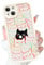 Heaofei Cute Case for iPhone 15 Plus Case with Coloful and Black Cats Cat Pattern Design for Women Girls Boys, Aesthetic Kawaii Animal Soft Bumper Drop Protection Protective Phone Cover, White