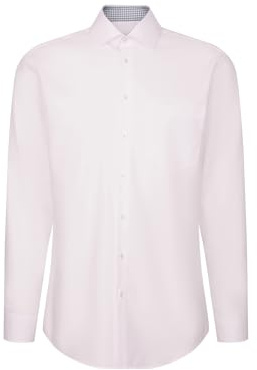 Seidensticker Herren Business Hemd Comfort 1/1 Kentkragen Bügelfrei 100% Baumwolle