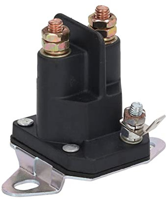 Start Relé magnético para cortacésped, robusto y estable ABS – Latón – Relé intercambiable adecuado para ATV, vehículos, motos de nieve, tractores de jardín con 12 V 4,8 W de potencia de bobina