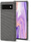 Custodia protettiva per Pixel 6, custodia antiurto per smartphone con texture in feltro, bordi rialzati per la sicurezza dello schermo e della fotocamera, colore grigio