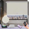 Smart Elektrischer Rollos für Fenster, kompatibel mit Alexa und Google, benutzerdefiniert, wasserdicht, motorisiert, mit Fernbedienung, Beige, lichtblockierende Vorhänge