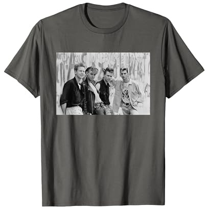 Elektro-Band-Sänger An Der Berliner Mauer T-Shirt, Herren, Anthrazit, L
