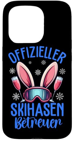 Hülle für iPhone 15 Pro Offizieller Skihasen Betreuer Skihütte Party
