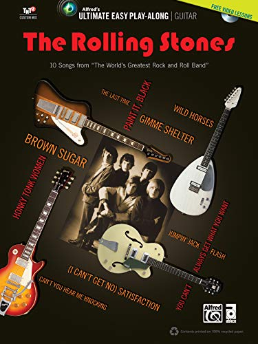 Ultimate Easy Guitar Play-Along: The Rolling Stones | Gitarre | Buch & DVD: Guitar: 10 Songs from the The Worlds Greatest Rock and Roll Band (Alfred's Ultimate Easy Play-Along)