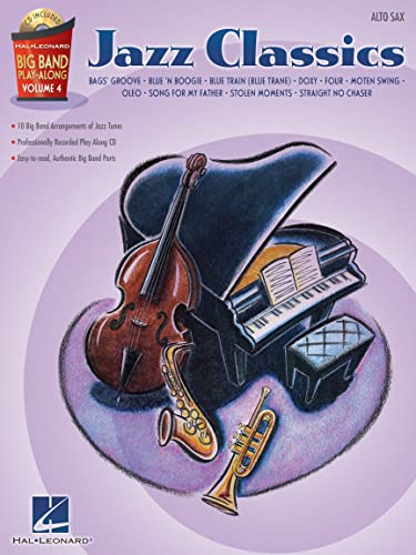 Big Band Play-Along Volume 4 - Jazz Classics -For Alto Saxophone-: Noten, CD, Sammelband für Alt-Saxophon