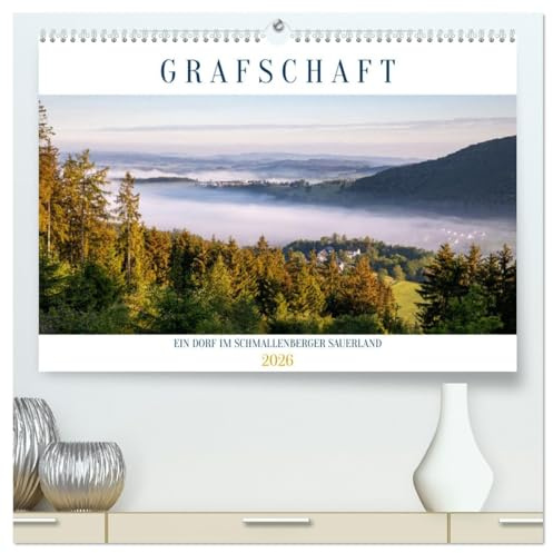 Grafschaft, ein Dorf im Schmallenberger Sauerland (hochwertiger Premium Wandkalender 2026 DIN A2 quer), Kunstdruck in Hochglanz: Das Bundesgolddorf ... im Schmallenberger Sauerland (CALVENDO Orte)