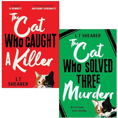 Conrad the Cat Detective Series By LT Shearer 2 Books Collection Set (The Cat Who Solved Three Murders & The Cat Who Caught a Killer)