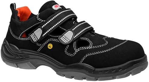 ELTEN Sicherheitsschuhe SCOTT ESD S1, Damen und Herren, Textil, Kunststoffkappe (leichter als Stahlkappe), leicht, sportlich, Schwarz, Größe: 40