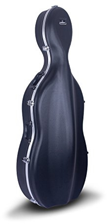 Cello Koffer aus ABS-Kunststoff in 4/4- und 3/4-Größe, Schwarz