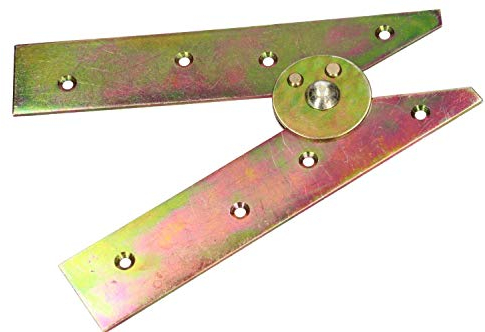KOTARBAU® Bisagra de escalera, 200 mm, Accesorio para escalera de madera, Plegable, Galvanizada, Resistente, Segura