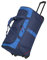 travelite 2-Rad Trolley Reisetasche Größe L, Gepäck Serie Basics Active: Weichgepäck Reisetasche mit Rollen im frischen Design, 096282-20, 71 cm, 86 Liter, Marine/rot