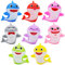 Simmpu Shark Cake Topper zum Geburtstag, 8 Stück, Shark Mini-Figuren, Mini-Tier, Shark, Dekoration für Kinder, Babyparty, Geburtstagsfeier
