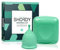 SHORDY Coppa mestruale, confezione singola (Small) con scatola, morbida e flessibile, coppetta mestruale | Up to 12 ore di comfort, Eco-Friendly & Safe Alternative a pastiglie e tamponi (verde)