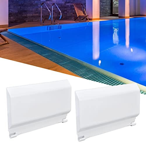2 piezas de aleta de puerta de vertedero de repuesto para skimmer, tapa skimmer piscina,puerta de skimmer de piscina, aleta de vertedero de puerta de skimmer de alta confiabilidad, fácil de instalar