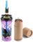 OM SUPPLIES Batman 3D Figurine Cartoon Characters Reusable Tumbler Childrens Drinking Cup Straw 23 x 7.5 x 7.5cm Includes Half Size 12pcs Pencil Set (Batman)