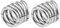 Vankula Ohr Gewichte Flesh Tunnel Weights Hangers 5 Ringe Ohr Lobe Cuff Edelstahl für männer damen Ohrpiercing Gestreckte Schmuck 12mm Silber