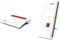 AVM FRITZ!Box 5590 Fiber (Wi-Fi 6 modem in fibra ottica (WLAN AX) & FRITZ!Repeater 2400 (Dual-WLAN AC + N fino a 1.733 MBit/s + 600MBit/s), 1x Gigabit-LAN, in lingua tedesca