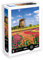 Calypto 3907051 Tulpenfeld, 1000 Teile Puzzle mit Soft-Touch, Landschaftspuzzle mit samtiger Oberfläche, für Erwachsene und Kinder ab 9 Jahren, Holland, Mühle, Blumen
