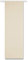 Arsvita Flächenvorhang Blickdicht - Schiebegardine in BxL 60x245cm (Beige) - ohne Flächenvorhangtechnik - Gardine, Vorhang mit Klettband