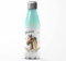 MIKALINO Kinder Trinkflasche Edelstahl 500 ml - Trinkflasche Edelstahl Kinder mit Pferde-Motiv und Namen - Edelstahl Trinkflasche Kinder auslaufsicher - Thermosflasche