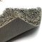 BricoLoco.com Paillasson entrée maison, terrasse en caoutchouc éponge extérieur ou intérieur par mètre ou rouleau largeur 1,20 m épaisseur 10 mm avec base tapis vinyle boucles (0,5 m, gris)