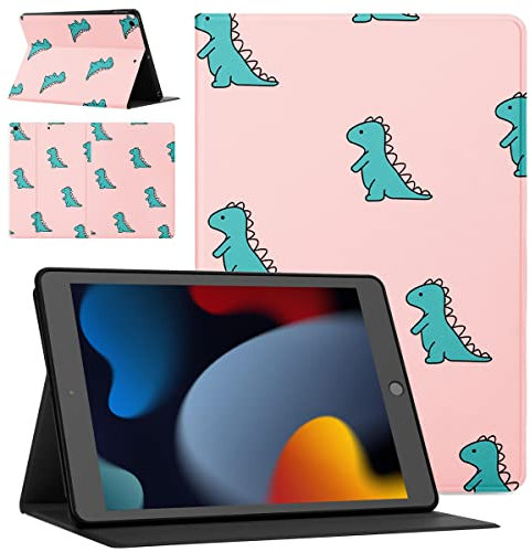 Pnakqil Tablet Hülle für Samsung Galaxy Tab A7 2020 10.4 Zoll ablette Ultra Dünn Flip Schutzhülle Rücken Schwarz Weiches TPU PU Leder mit Standfunktion Stoßfest Multi-Winkel Verstellbar -Krokodil