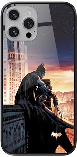 ERT GROUP Coque de téléphone Portable pour Apple Iphone 13 Pro Original et sous Licence Officielle DC Motif Batman 060 en Verre trempé, Coque de Protection