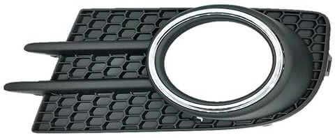Links Nebelscheinwerfergitter Lüftungsgitter Kompatibel für Tiguan 5N 5/11 95X127-1 Lüftungsgitter ABS Gitter Blende Nebelscheinwerfer Frontstoßstange Grill Trim Rahmen Kühlergrill Abdeckung