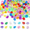 200 Stück Edelsteine für Kinder Hübsche Glassteine Bunt Muggelsteine Edelsteine Deko Acryl Diamanten Juwel Dekosteine für Vasen Hochzeit Aquarium Deko Glasnuggets zum Basteln Deko Spielsteine 11x14mm