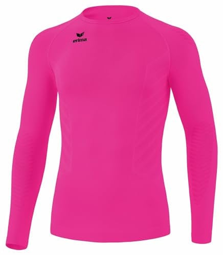 Erima Athletic 2.0 Maglietta Maniche Lunghe Underwear Unisex - Adulto, Pink GLO, L