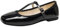 ANUFER Donna Scarpe Basse Mary Jane Fibbia Cinturino a T Ballerine SD5A1208 Nero EU37