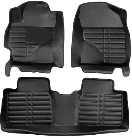 fussmattenprofi.com Auto Fussmatten Kompatibel mit Toyota Yaris Baujahr 2010-2020 I 100% Passgenau Geruchlos Allwetter Fussraumschale I 5D Premium TPE Fußmatten Set