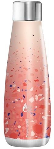 Maped Picnik - Bouteille Isotherme en Acier Inoxydable - Bouteille Étanche - Double Paroi, Longue Conservation Froid et Chaud - Décoration Terrazzo, 500 ml