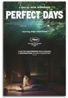 Zamgg Perfect Days Poster, Wandkunst, Dekor, Leinwandposter und Drucke für Zimmer, ästhetisch, 50 x 75 cm, ungerahmter Stil