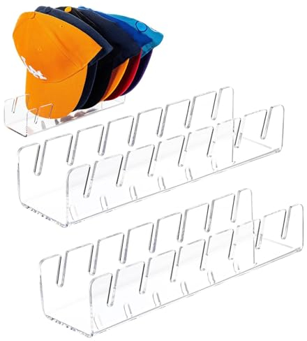 Cap Stand Für Baseball Caps - Installationsfreies Cap Halter Aus Acryl Für Baseball Mützen Für 14 Baseball Caps - Cap Halter Für Baseball Caps Display Und Organizer Für Kamera