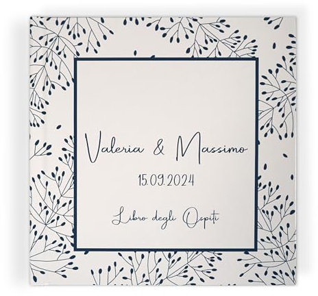 PHOTOCITY Gästebuch Hochzeit mit Fragen zum Ausfüllen - 100 Seiten - 50 Blatt - Hochwertiges Hochzeitsbuch für unvergessliche Erinnerungen, 25 x 25 cm, Hardcover