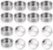Edelstahl Aschenbecher Moderne Tischplatte Aschenbecher für Innenraum und Draußen (16 Pack-8cm)