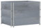 vidaXL Jardinera de madera maciza de pino gris 80x60 cm, jardinera de exterior, jardinera para flores, macetero para tomates, jardinera de patio