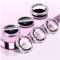 LucBuy Pellicola Protettiva per Obiettivo Della Fotocamera per Samsung Galaxy A35/A55, Cover per Fotocamera in Vetro Temperato Glitterato, Anello in Metallo con Allineamento Automatico