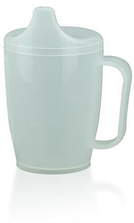 HaseMed Schnabeltasse mit Griff für Senioren 1 Stück – Ergonomischer Trinkbecher mit Tülle für sicheres Trinken ohne Verschütten, Menschen mit eingeschränkter Handfunktion – Robust & langlebig