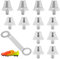 CLIUNT 12 Piezas Tacos de fútbol de Repuesto,Tacos de Repuesto para Botas de Fútbol, Tacos de Rosca para Botas de fútbol con Llave de Tacos, 2 tamaños, 11 mm, 13 mm
