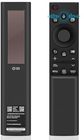 BN59-01357B Ersatzfernbedienung für Samsung Smart TV, Solar Sprachfernbedienung mit 3 Shortcut-Tasten, kompatibel mit The Frame, Neo QLED, Crystal UHD Serien (2021–2023)